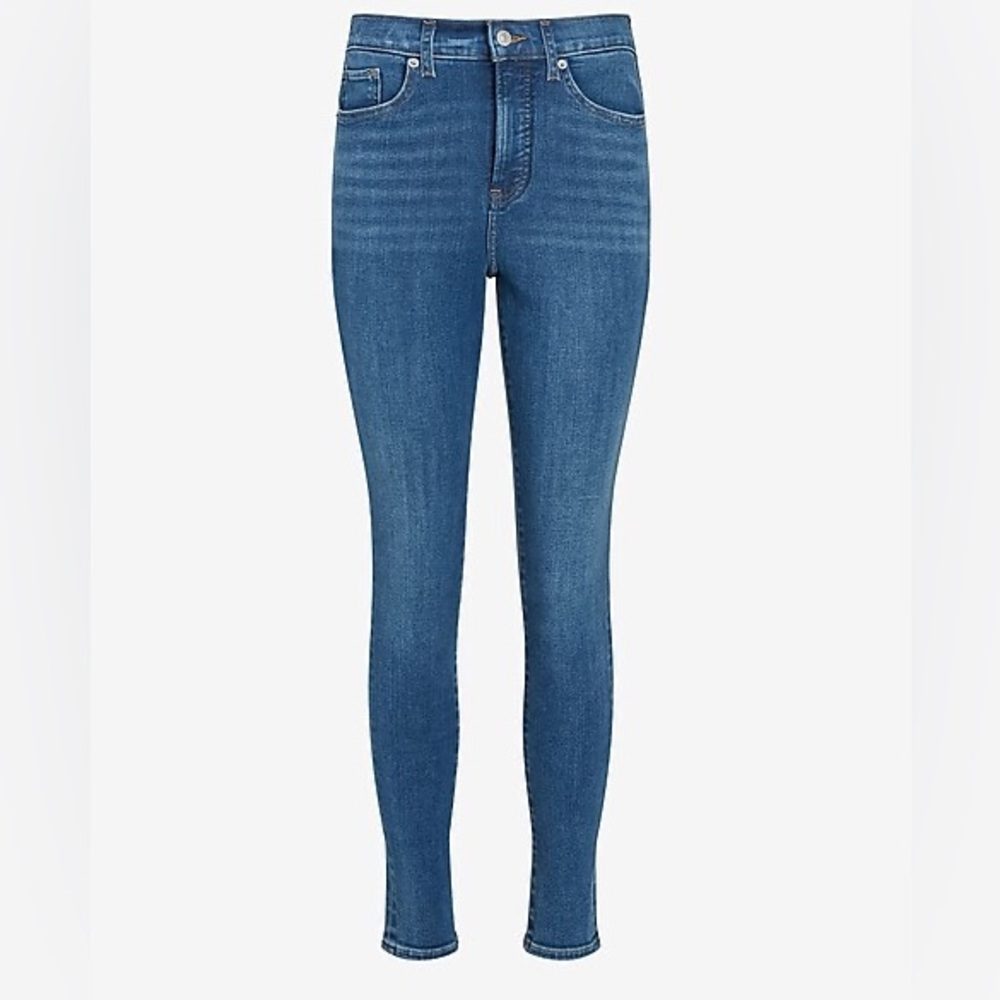 Express High Waist Skinny Jeans, Sz 12R, 4-Way Stretch, New!